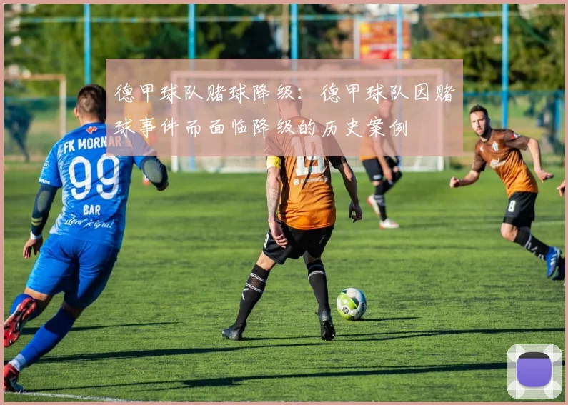 德甲球队赌球降级：德甲球队因赌球事件而面临降级的历史案例